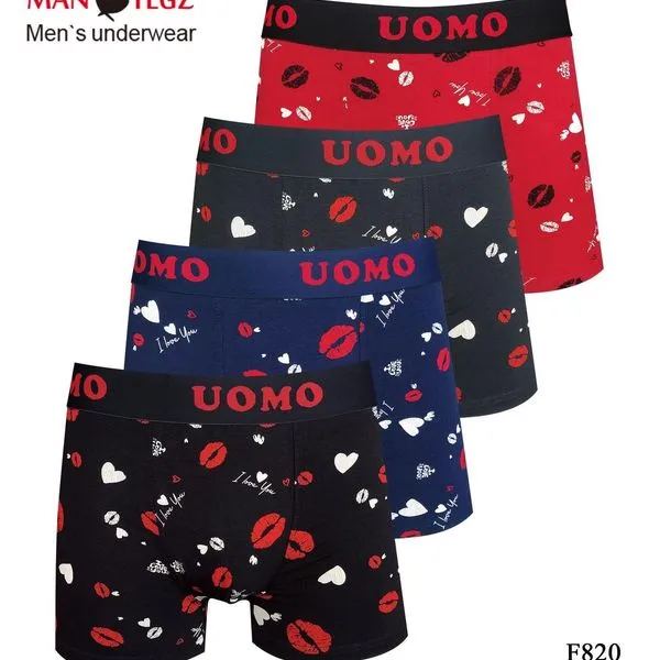 Bokserki męskie UOMO 4 szt M-L-XL-XXL F820