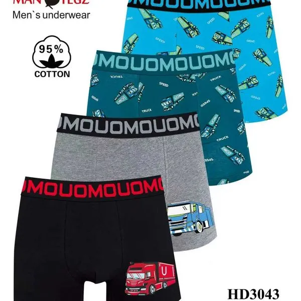 Bokserki męskie Man Teqz 5 szt. 95% bawełna HD3043