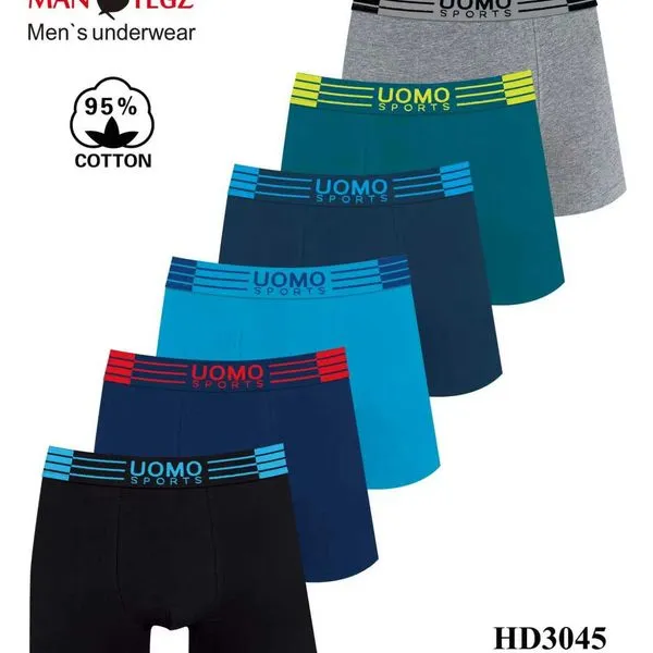 Bokserki męskie UOMO Sports HD3045 158-164-170 6 szt.