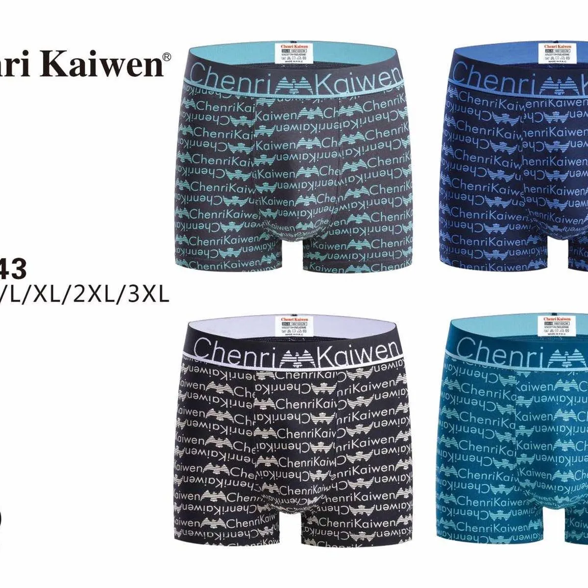 Bokserki męskie Chenriri Kaiwen F-8243 M/L/XL 4 szt