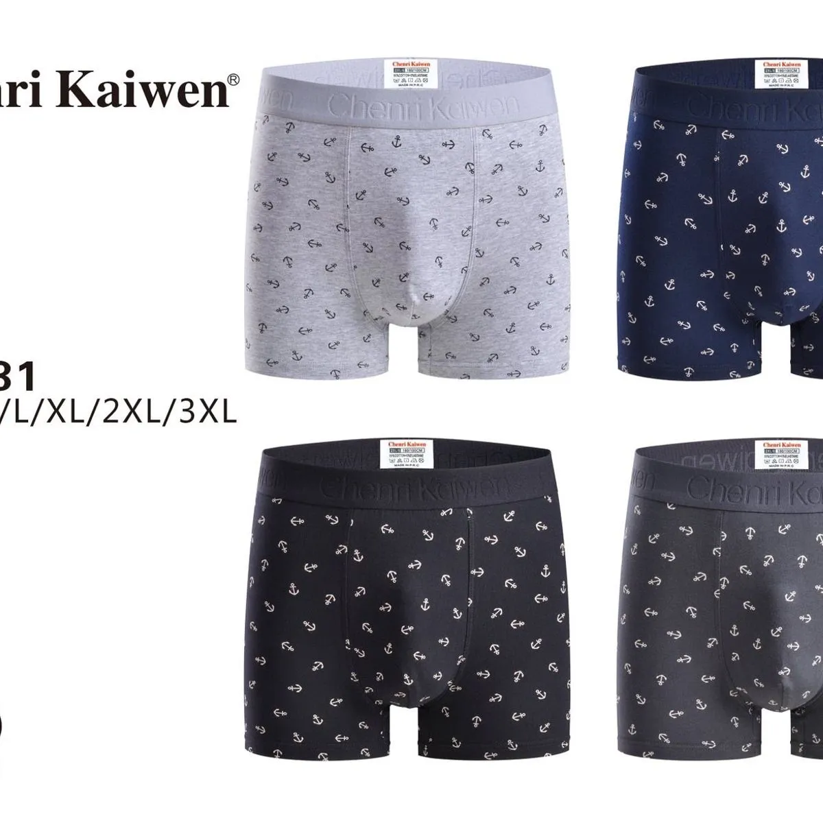 Bokserki męskie Chenri Kaiwen F-8531 M/L/XL/XXL 4 szt