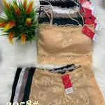 Komplet bielizny damskiej biustonosz + majtki Free size 3058