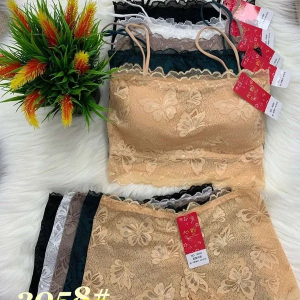 Komplet bielizny damskiej biustonosz + majtki Free size 3058