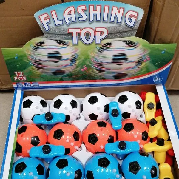 Zabawka Piłka Flashing Top - obracająca się piłka z LED