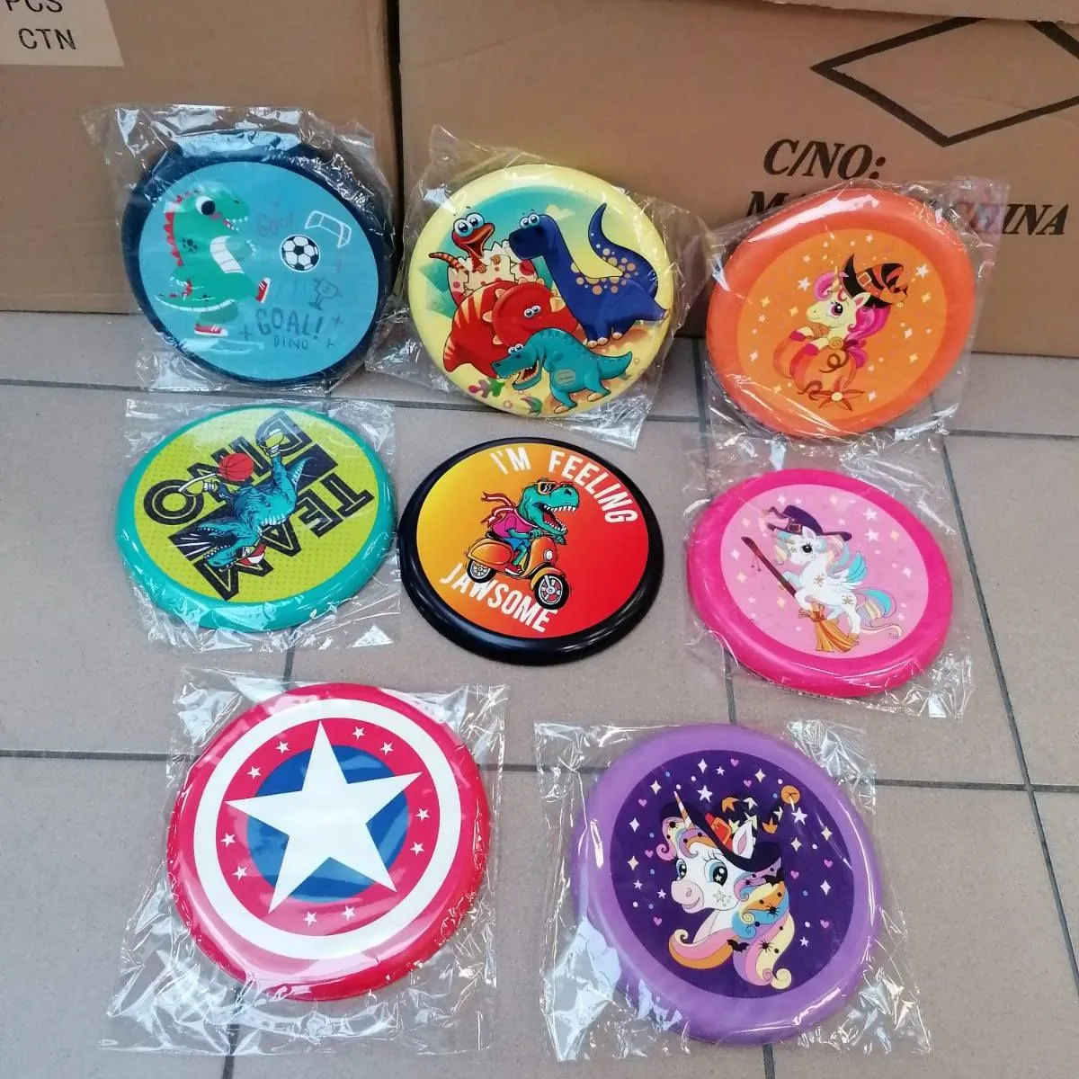 Frisbee dla dzieci z motywami bajkowymi