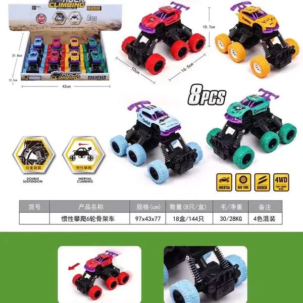 Zabawki Rock Climbing - Samochody terenowe 8 szt
