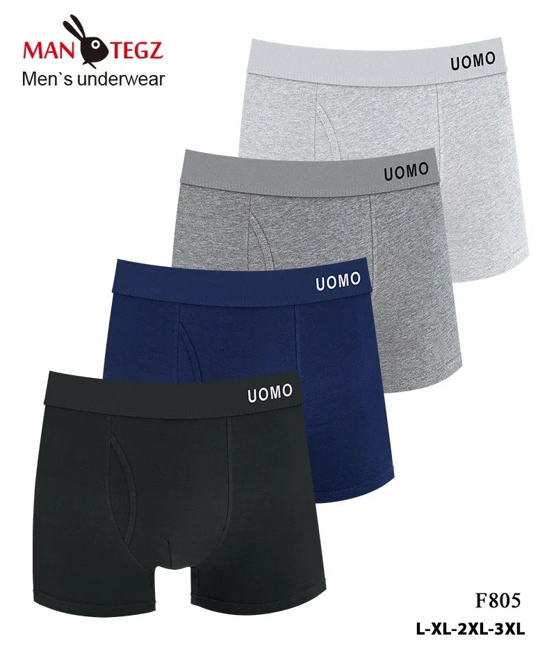 Bokserki męskie UOMO 4 szt. L-XL-XXL-XXXL