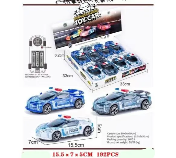 Zabawki Toy Car Samochody policyjne 15,5x5cm