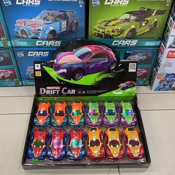 Zabawki Drift Car Inertial Cars - zestaw multikolorowy