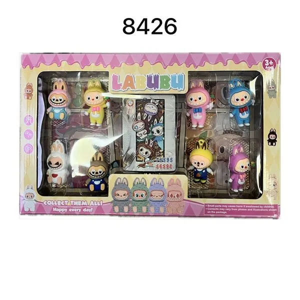 Zestaw figurek Labubu 8 szt w pudełku 8426