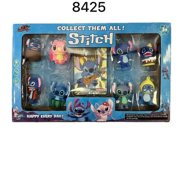 Zestaw figurek Stitch Collect Them All 8425