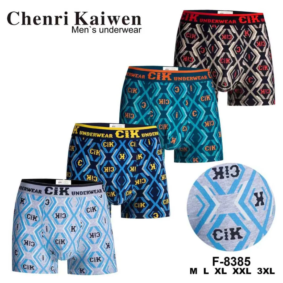 Bokserki męskie Chenri Kaiwenwen CİK 5 szt. M-XXL