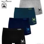 Bokserki męskie UOMO AF 2249 L XL 2XL 3XL szary/czarny/granatowy