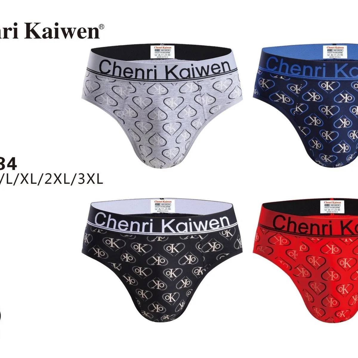 Bokserki męskie Cheni Ri Kaiwen F-8534 M/L/XL/XXL 4 szt
