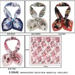 Chusta Damska 100% Poliester 70x70cm 4 Kolory