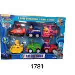 Zestaw zabawek Paw Patrol Dogs 6 figurek pojazdów