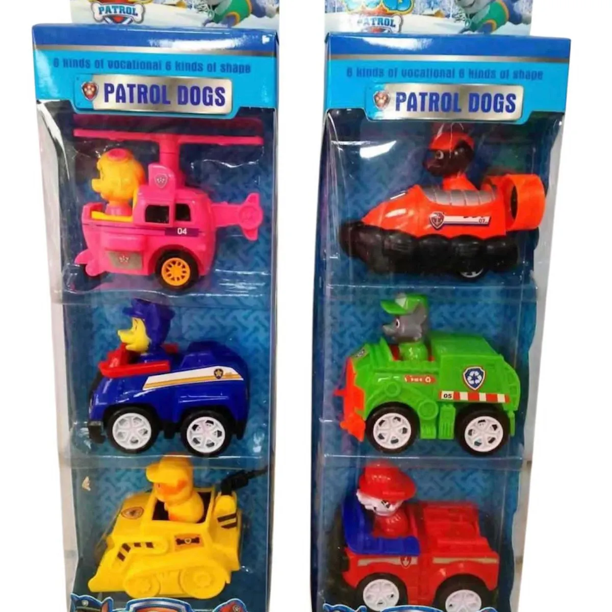 Zabawki Paw Patrol 8 szt. w zestawie Dog Patrol