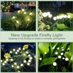 Solarne kulki świetlne Firefly Light 8LED 2 szt