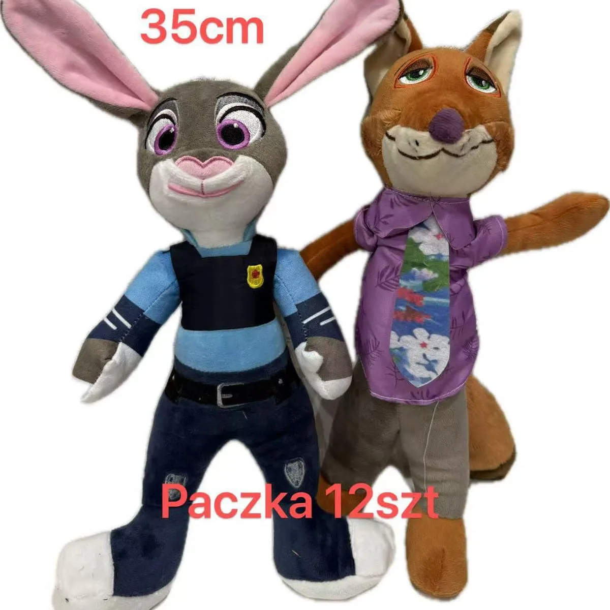 Maskotka Pluszowa Zootopia Judy i Nick 35cm