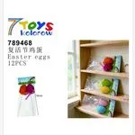 Ozdoby Wielkanocne Jajka 7Toys Kolorowe 19cm 12szt