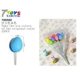 Ozdoby Wielkanocne 7TOYS KOLOROWE 12 szt 2-3 cm