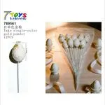 Ozdoby wielkanocne 12 szt. kolorowe proszek złoty 3 cm