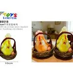 Koszyczki słomiane z pisklętami Wielkanoc 10cm 8szt/op