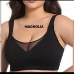 Biustonosz damski bezszwowy Magnolii XL-4XL, 4 szt.