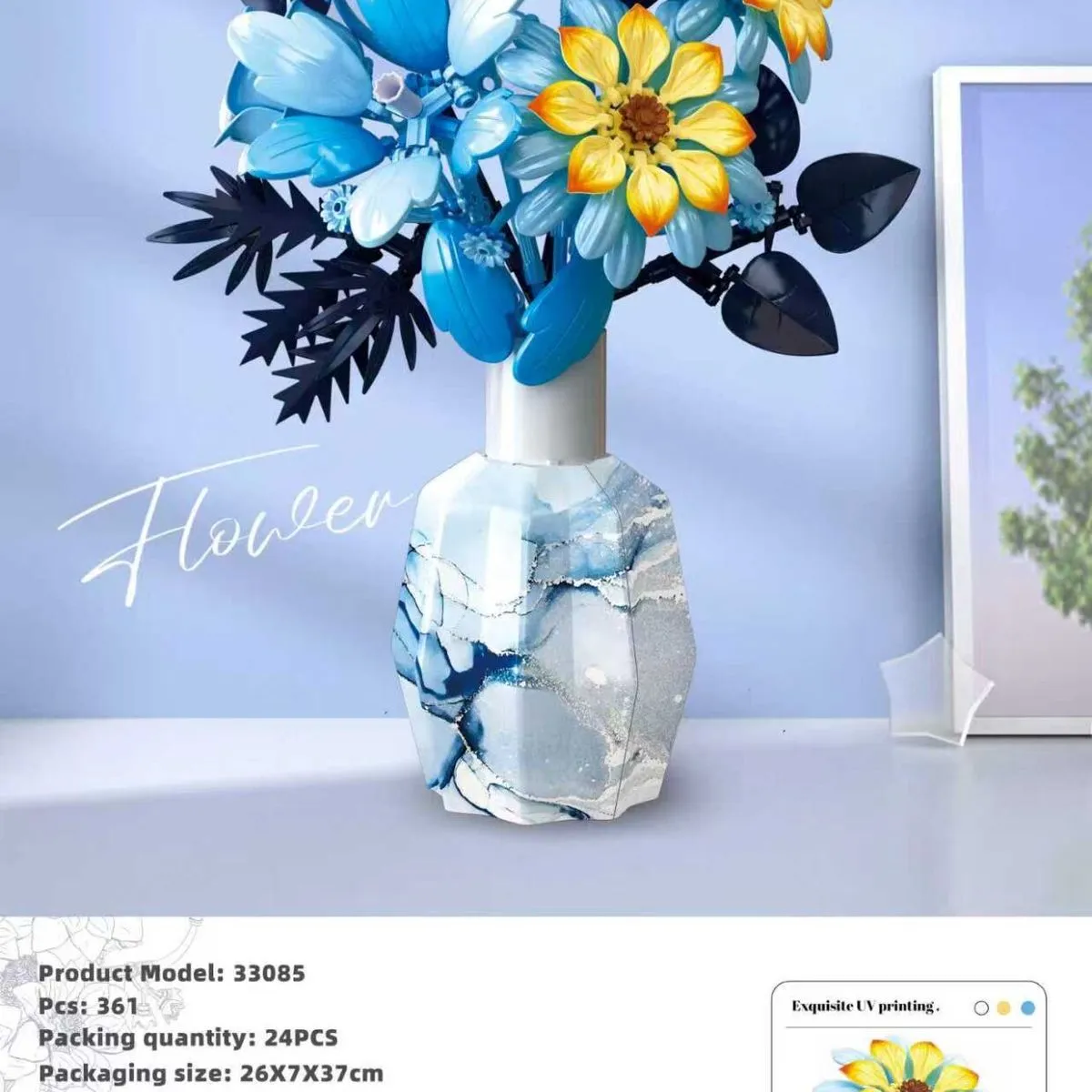 Klocki Kwiaty Flower Arrangement B1035