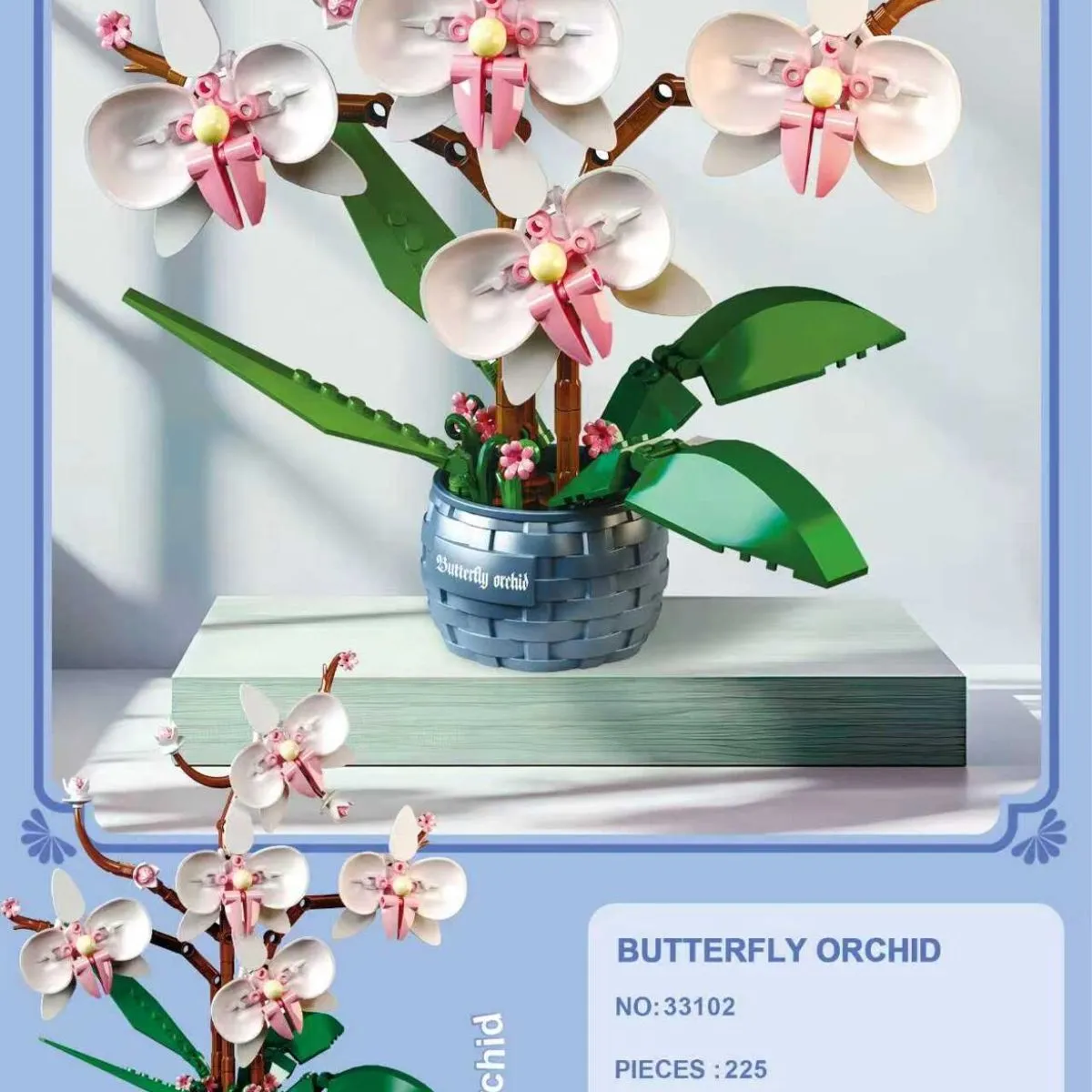 Klocki Kwiaty Orchidea Motylkowa Plant Collection No. MBT18