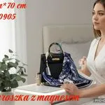 Chusta damska 70x70 cm / 78x90/95 cm granatowa