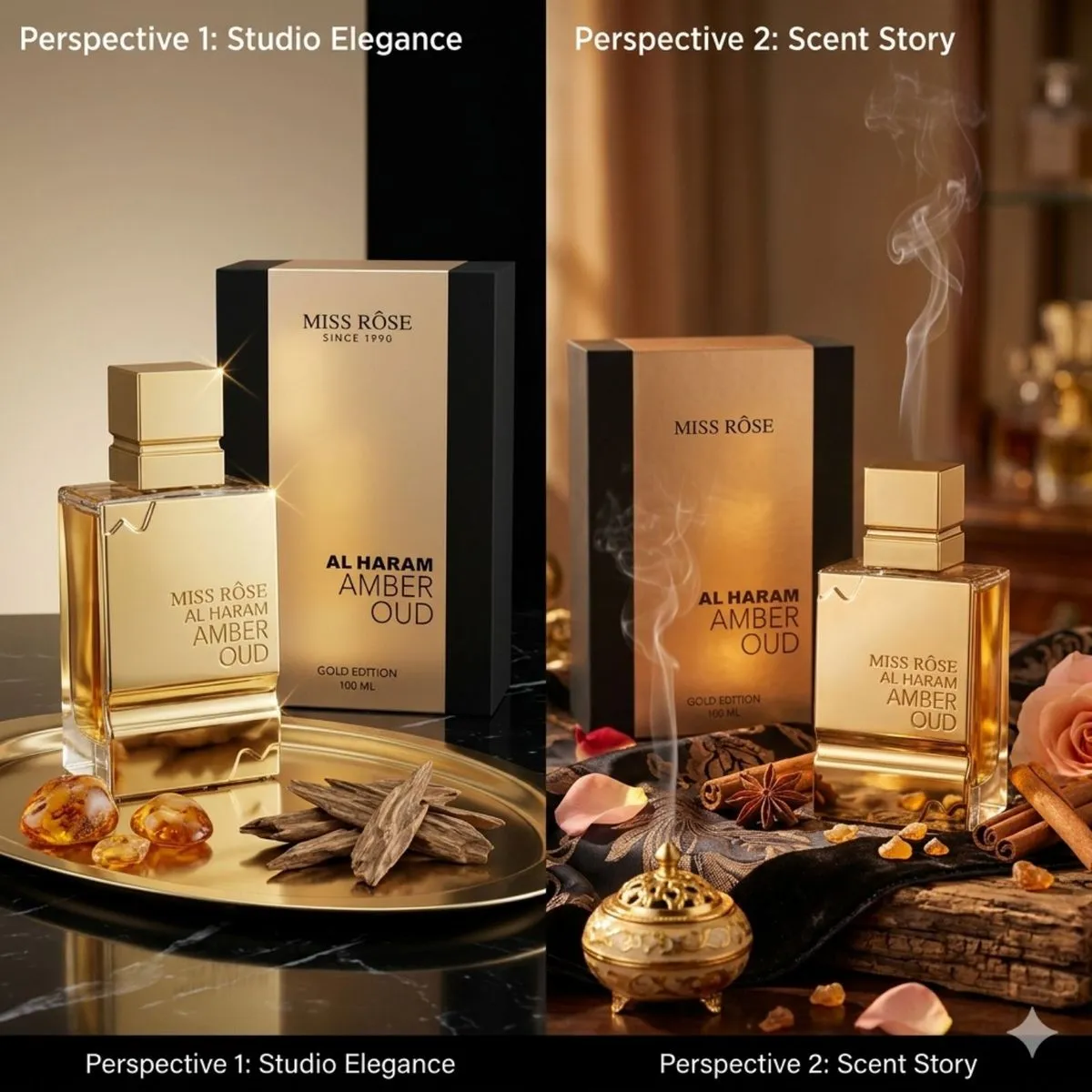 Miss Rose Al Haram Amber Gold Edition 100ml