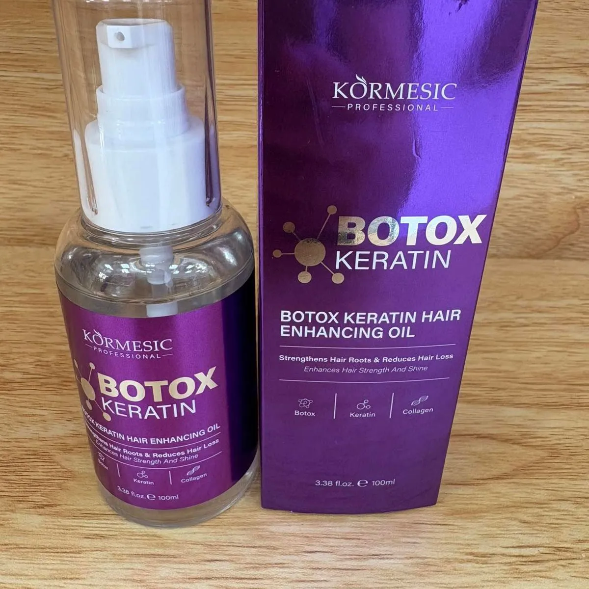 Kormesic Professional Botox Keratin Hair Enhancing Oil 100ml