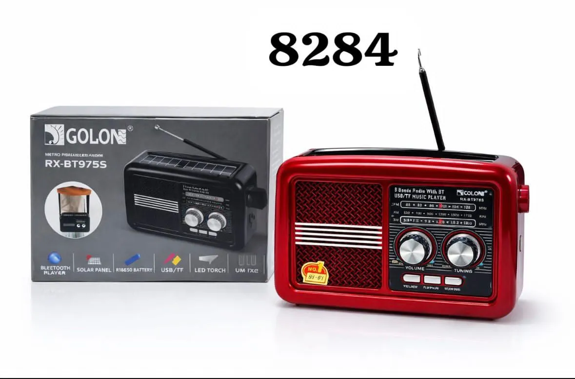 Radio wielofunkcyjne Golon RX-BT9755 z solar i BT