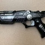 Pistolet na wodę Black Ops czarny futurystyczny