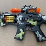 Pistolet maszynowy dla dzieci kamuflażowy z światłem i dźwiękiem