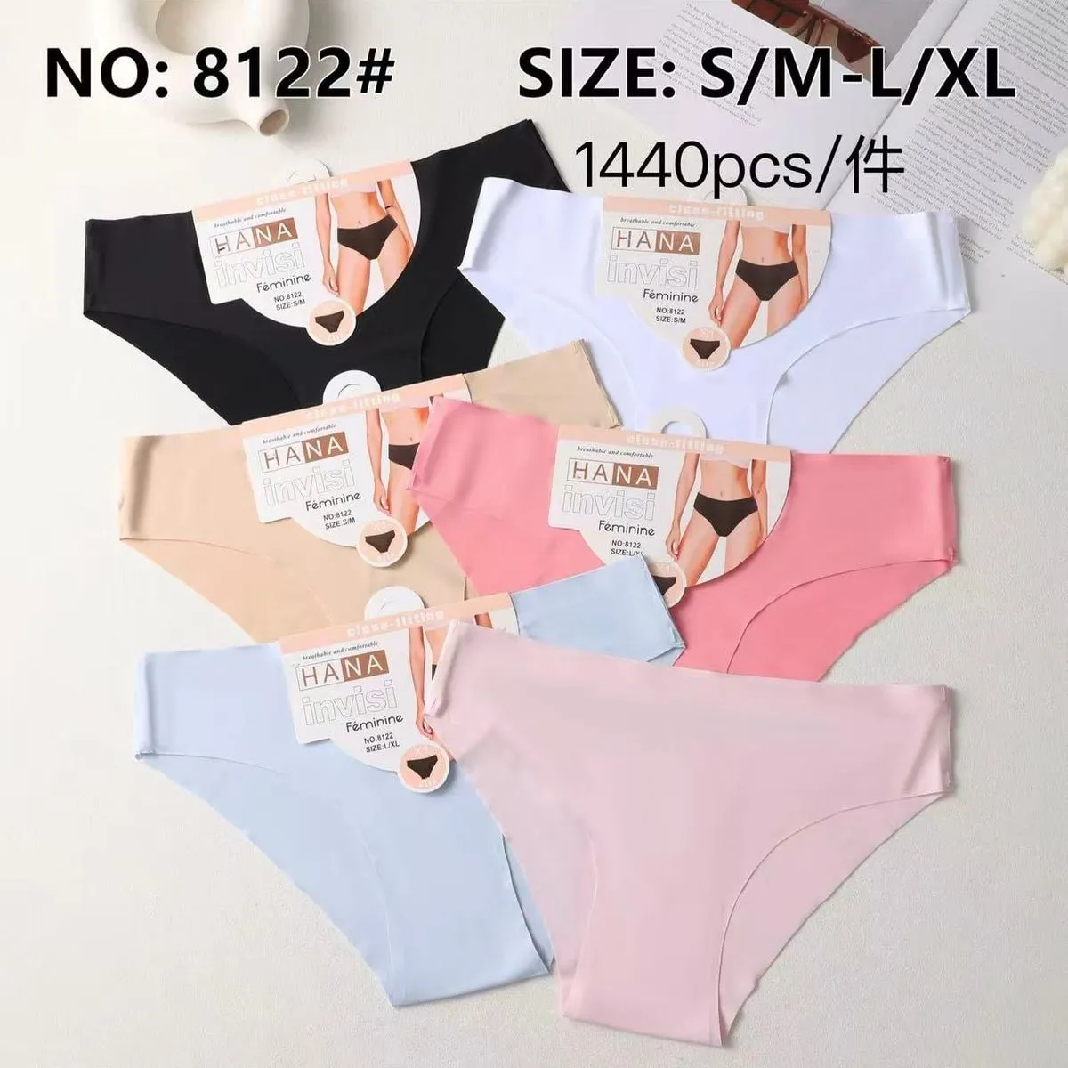 Majtki damskie HANA bezszwowe S/M-L/XL