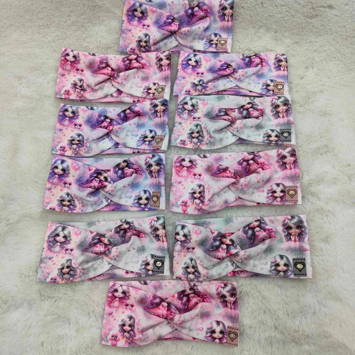 Opaska dla Dzieci 3-5 lat Turban z Wzorami Bratz