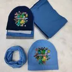 Komplet Czapka Komin Minecraft dla Dzieci