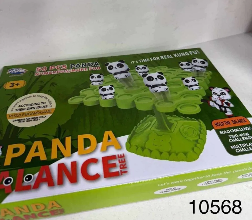 Zabawka Panda Balance Tree - Gra Zręcznościowa 50 Elementów