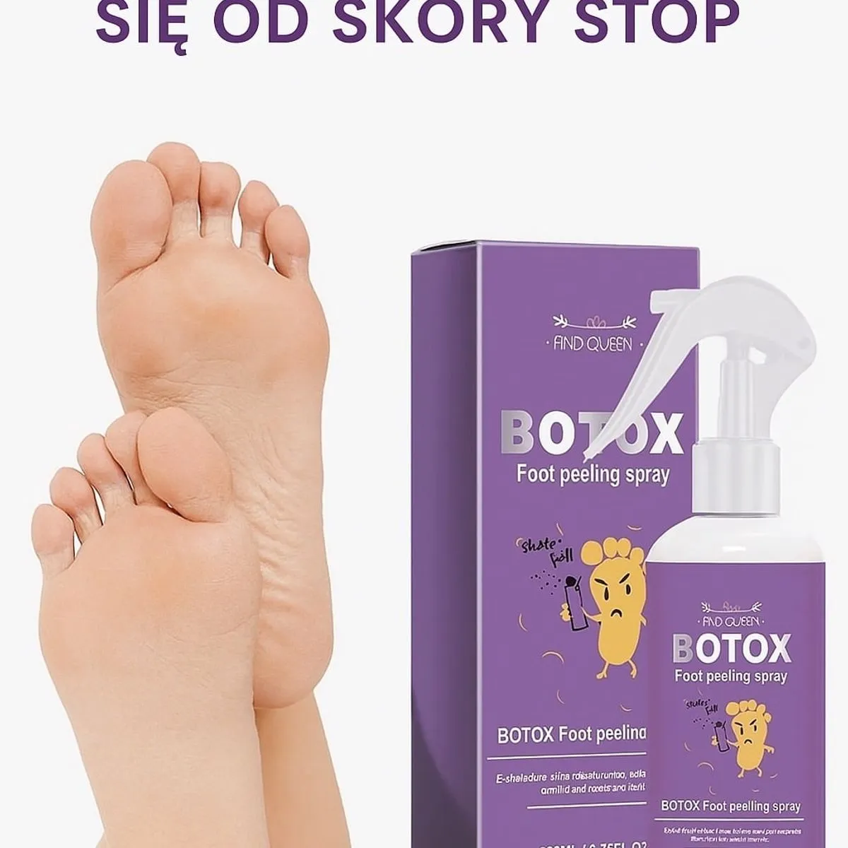 Botox Spray Złuszczający do Stóp Find Queen 200ml