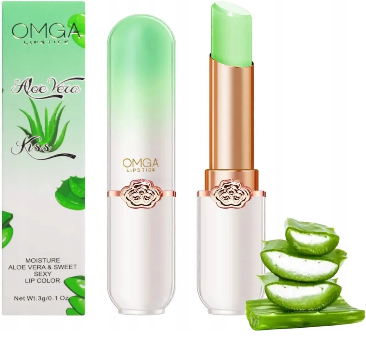 OMGA Nawilżająca Pomadka Utleniająca Aloes 3g Aloe Vera Kiss