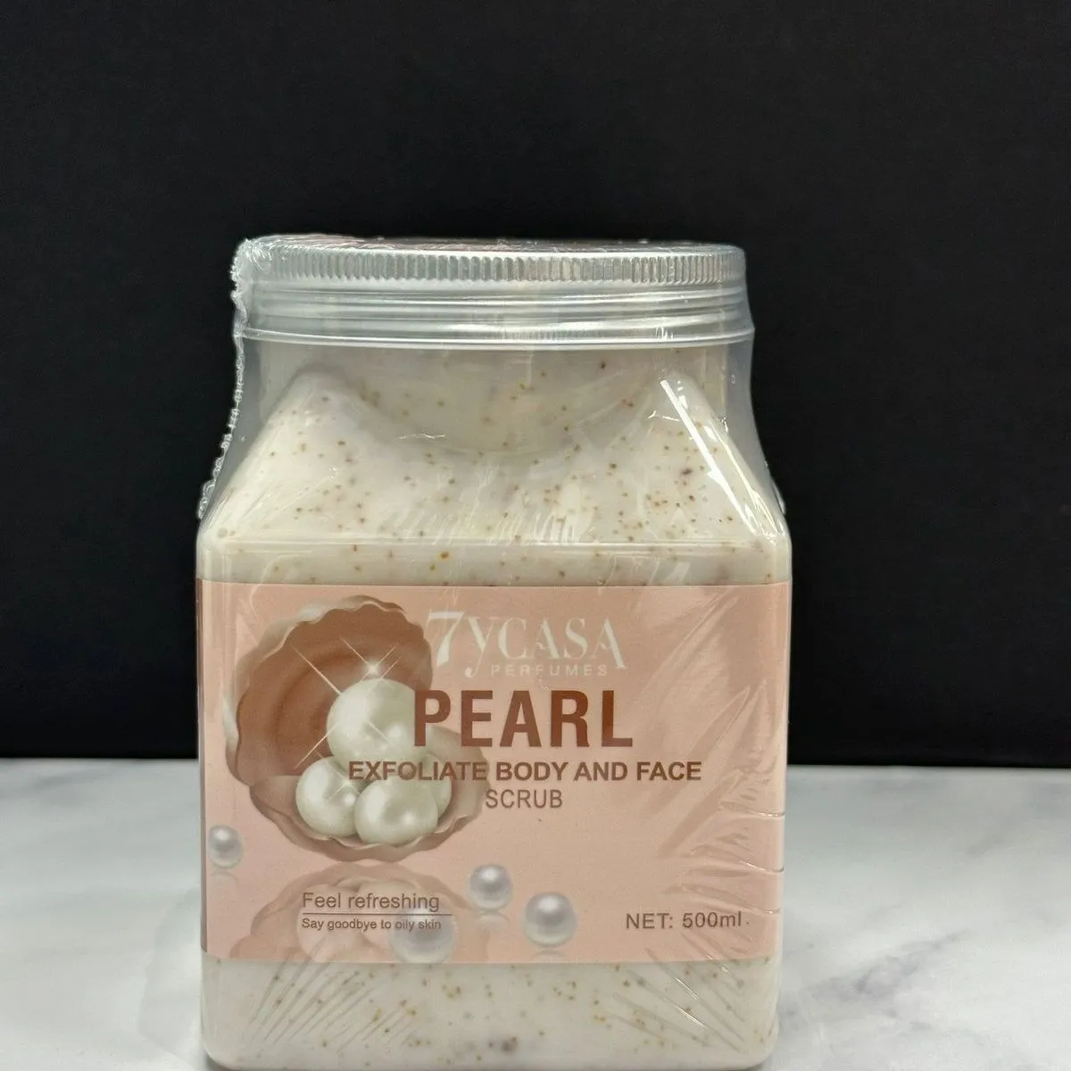 Peeling do Ciała i Twarzy 7YCASA Pearl 500g - Ekstrakt z Pereł