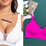 Biustonosze damskie Magnolia 9810 bezszwowe mix kolorów L-6XL 12szt