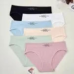 Majtki damskie bezszwowe Coralle Klaare prążkowane 24 szt. S/M L/XL