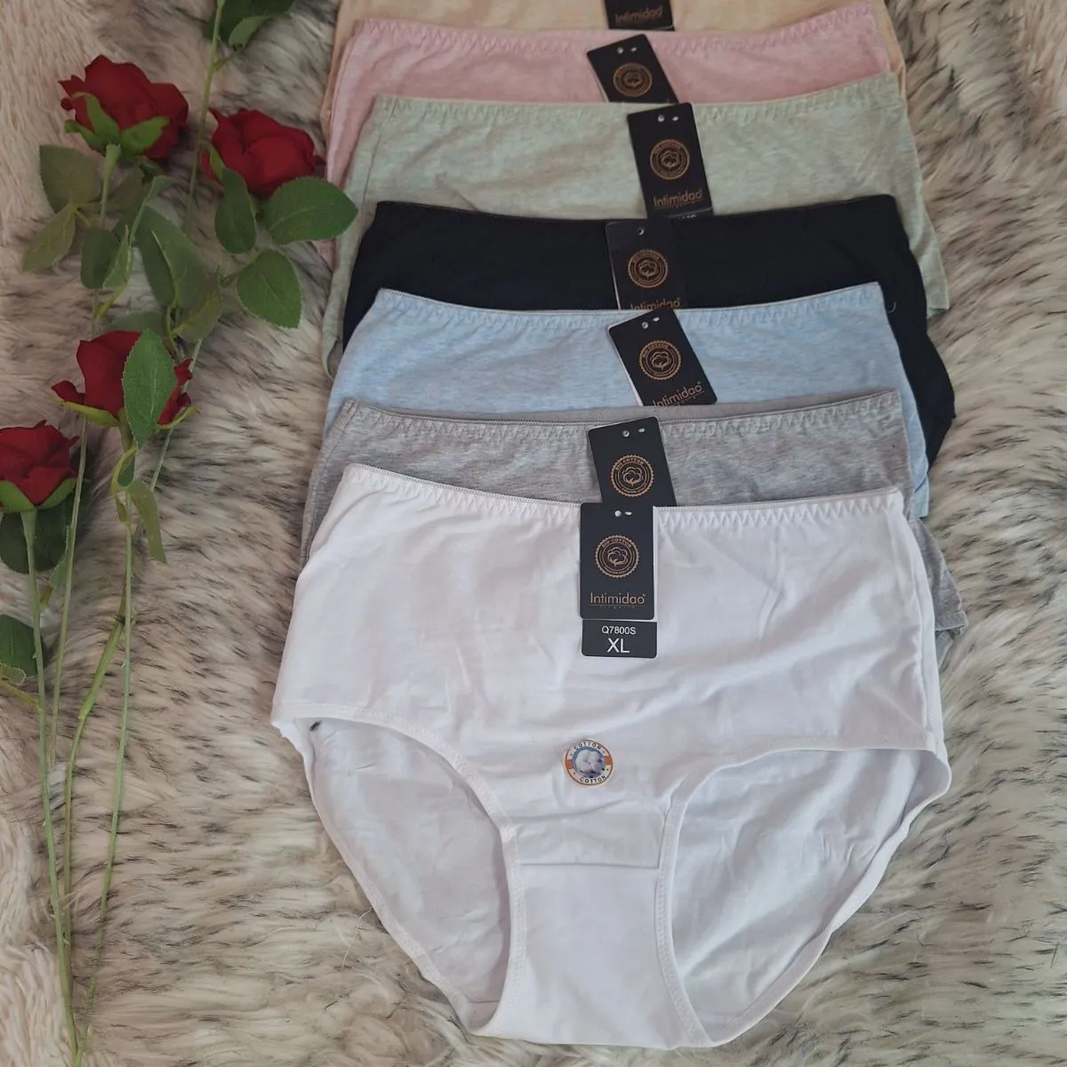 Majtki damskie figi M-XL, 6 kolorów