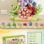 Klocki Kwiaty i Sukulenty 798PCS