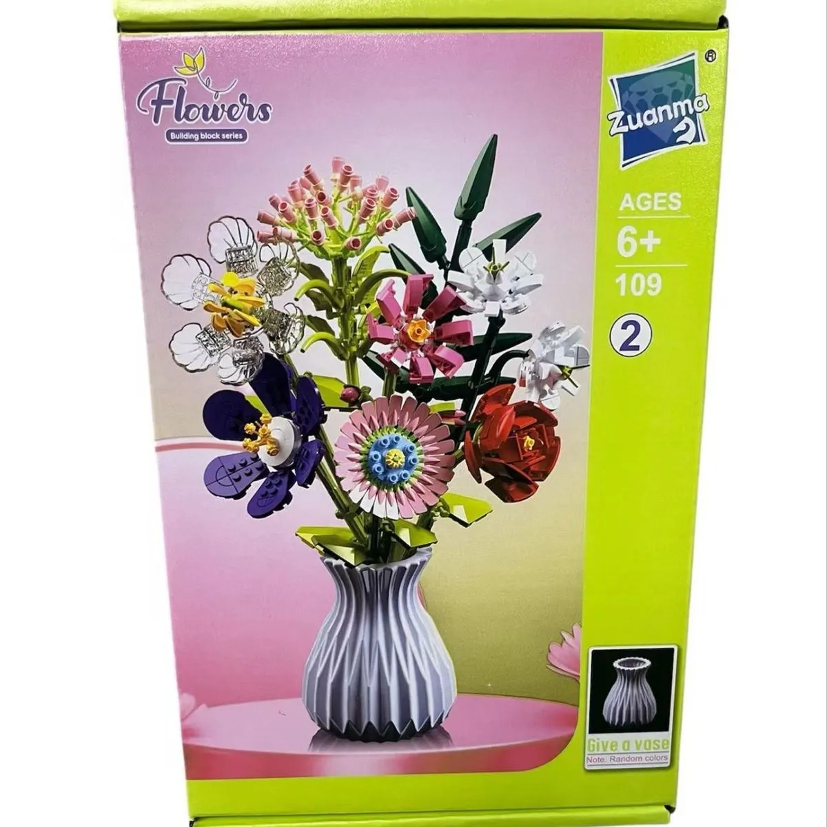 Znapa Flowers Klocki Kwiaty w Wazonie 109 el. 6+ lat