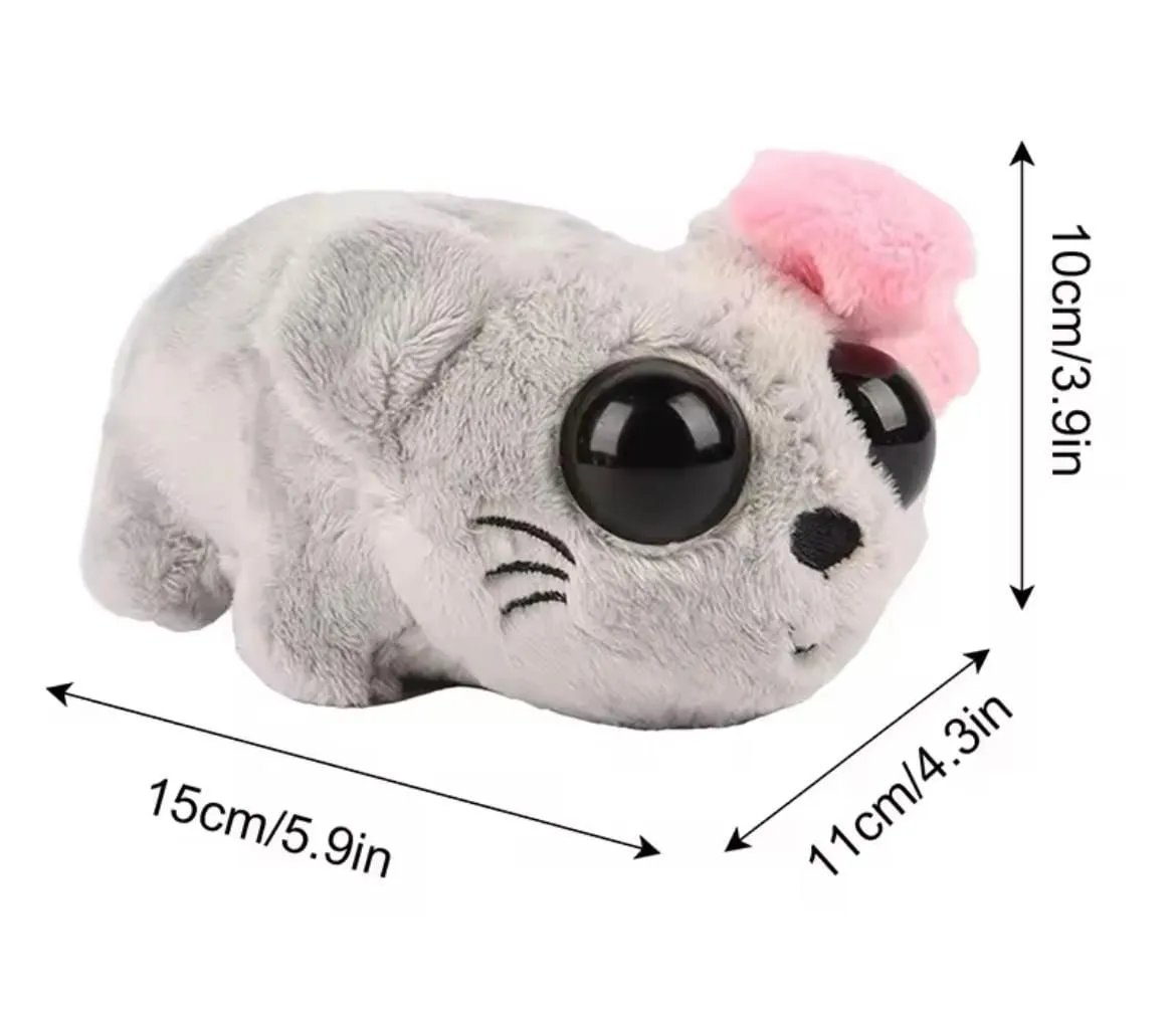 Smutny Chomik z muzyką 15 cm