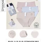 Majtki damskie DYN 100% bawełna XL-XXL nr 6763